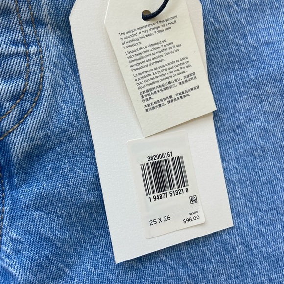 Levi's | Jeans | Levis 5 High Rise Cropped Jeans Nwt 25 | Poshmark
